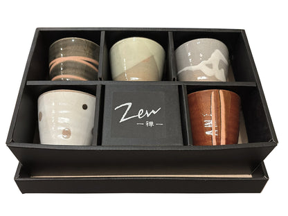 SET 5 TAZZE GIAPPONESI  - TAKASHI - ZEN