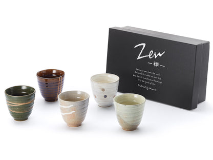 SET 5 TAZZE GIAPPONESI  - TAKASHI - ZEN