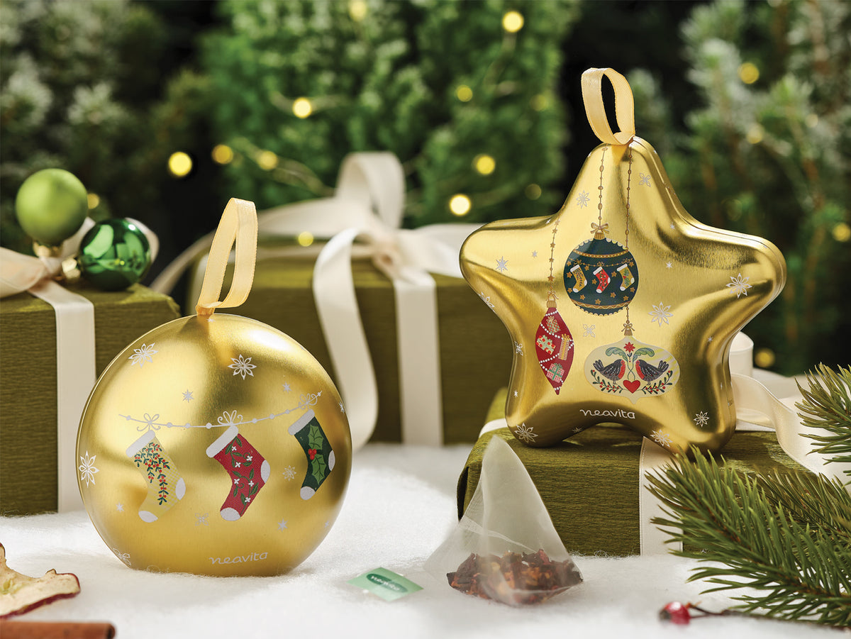 STELLA DI NATALE ORO - 6 PIRAMIDI