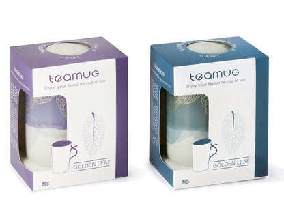 TISANIERA  TEAMUG  diversi colori - GOLDEN LEAF - CHA CULT
