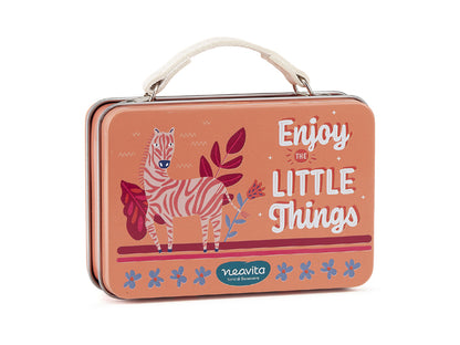 MINI VALIGETTA ARANCIONE PENSIERI BELLI - 4 PIRAMIDI - NEAVITA