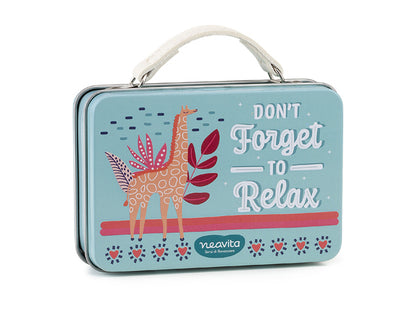 MINI VALIGETTA AZZURRA PENSIERI BELLI - 4 PIRAMIDI - NEAVITA