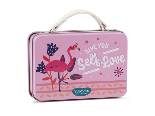 MINI VALIGETTA ROSA PENSIERI BELLI - 4 PIRAMIDI - NEAVITA