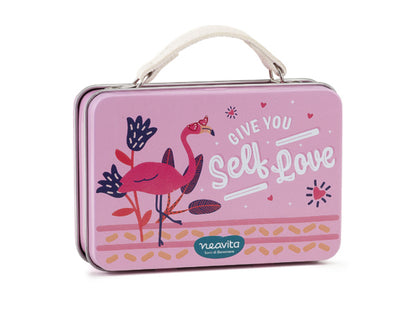 MINI VALIGETTA ROSA PENSIERI BELLI - 4 PIRAMIDI - NEAVITA