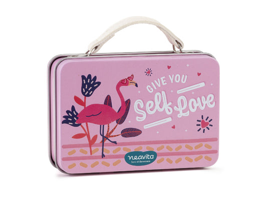 MINI VALIGETTA ROSA PENSIERI BELLI - 4 PIRAMIDI - NEAVITA