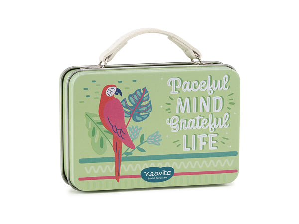 MINI VALIGETTA VERDE PENSIERI BELLI - 4 PIRAMIDI - NEAVITA