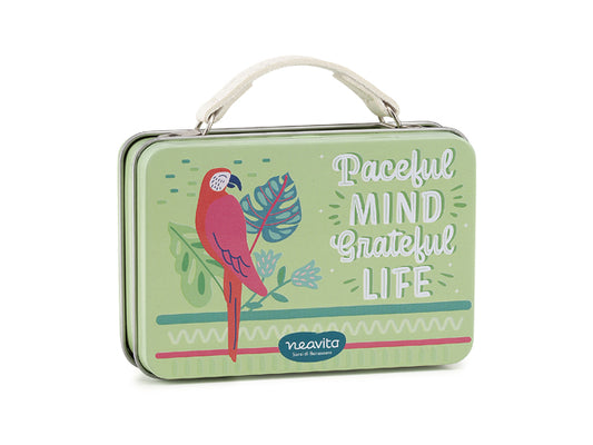 MINI VALIGETTA VERDE PENSIERI BELLI - 4 PIRAMIDI - NEAVITA