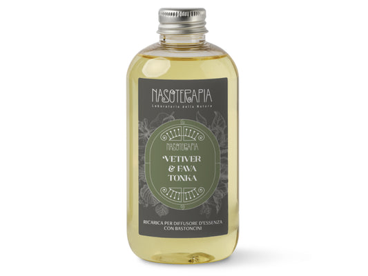 VETIVER E FAVA TONKA - RICARICA PER DIFFUSORI 250ML - NASOTERAPIA