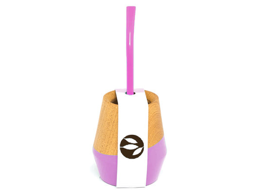 CALABAZA + BOMBILLA - LEGNO FUCSIA