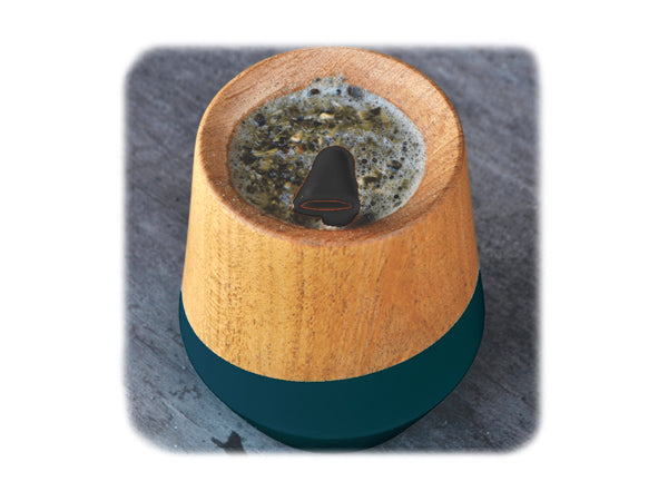 CALABAZA + BOMBILLA - LEGNO NERO