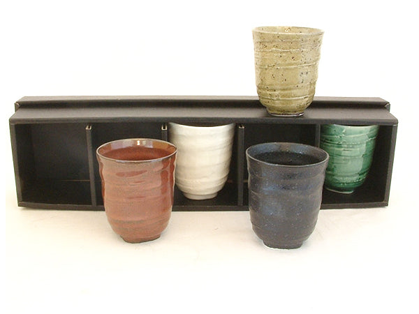 SET 5 BICCHIERI GIAPPONESI  "RAINBOW"
