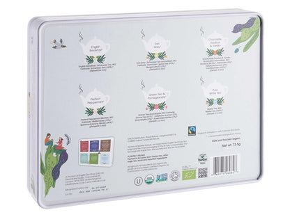 COFANETTO IN LATTA BIO "THE LUXURY TEA COLLECTION" - ENGLISH TEA SHOP