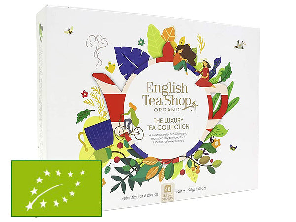 COFANETTO IN CARTONCINO BIO "THE LUXURY TEA COLLECTION" - ENGLISH TEA SHOP