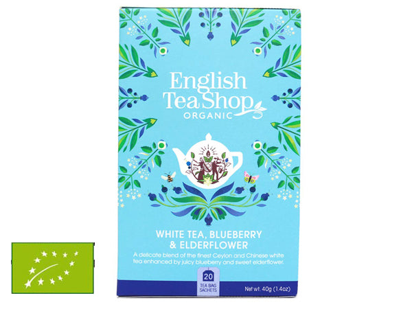 WHITE TEA, BLUEBERRY & ELDERFLOWER BIO