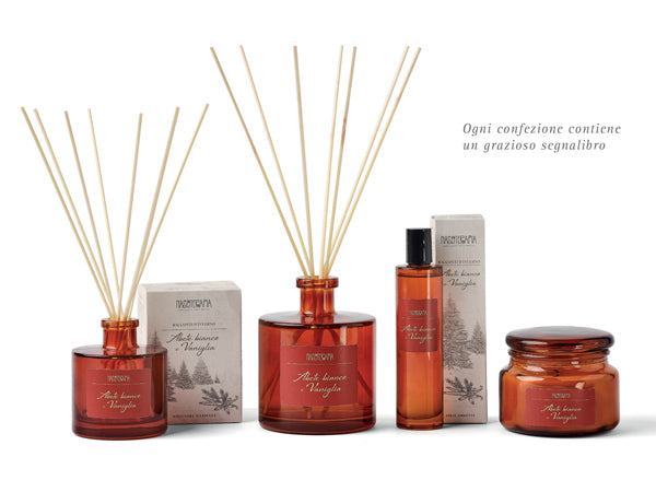 ABETE BIANCO E VANIGLIA - CANDELA - RACCONTO D'INVERNO