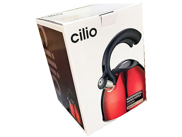 BOLLITORE 2,5 LITRI ROSSO O NERO "COUNT" - CILIO