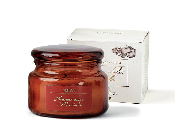 ARANCIO DOLCE E MANDORLA CANDELA - RACCONTO D'INVERNO