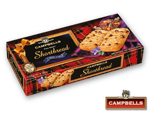 SHORTBREAD SCOZZESI CHOCO CHIPS - FINGER - CAMPBELL'S