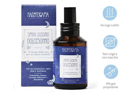 SPRAY CUSCINO "DOLCE SONNO" ADULTI E BAMBINI - NASOTERAPIA