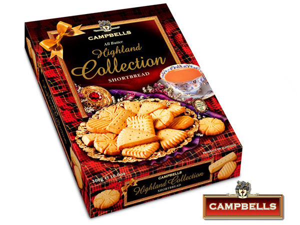 SHORTBREAD SCOZZESI MISTI - HIGHLANDS COLLECTION - CAMPBELL'S