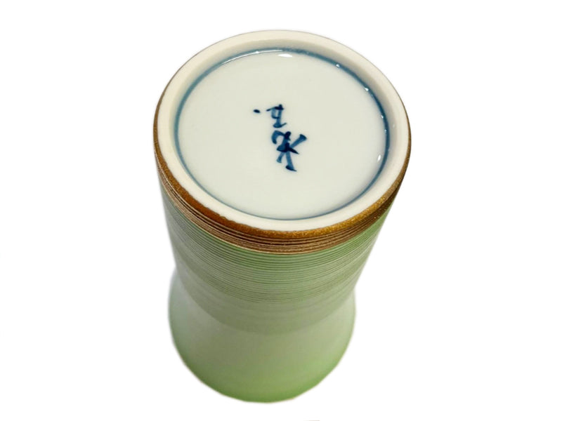 SET 5 BICCHIERI GIAPPONESI  "KNURLED GREEN"