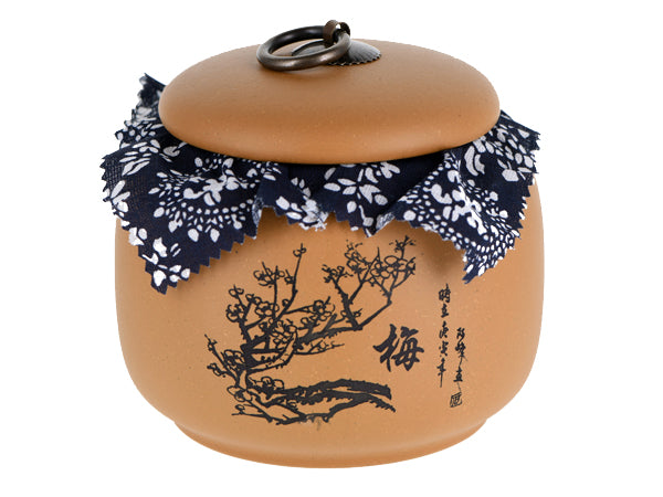 CONTENITORE PER IL TÈ BROWN MEI - YIXING